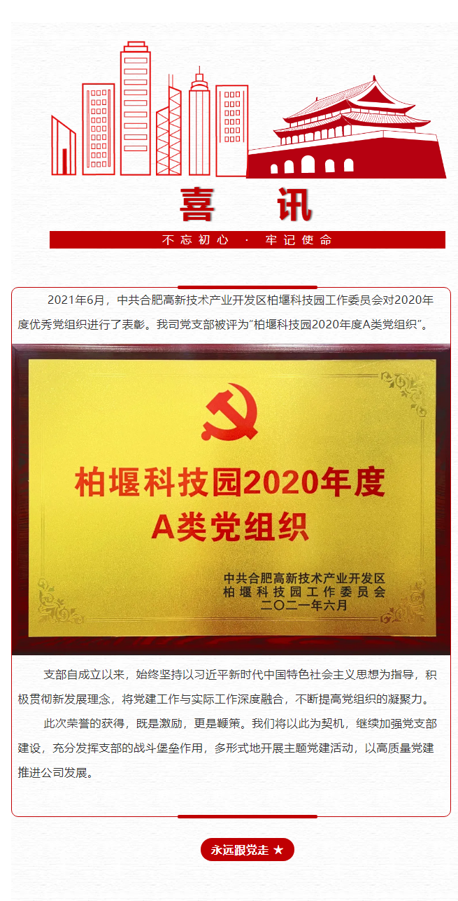 喜訊！安徽禾美黨支部榮獲“柏堰科技園A類黨組織”稱號.png